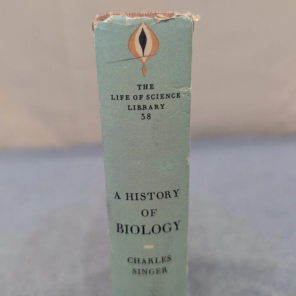 A History of Biology Charles Singer 1962 Revised Edition Hardcover Dust Jacket - Picture 2 of 10